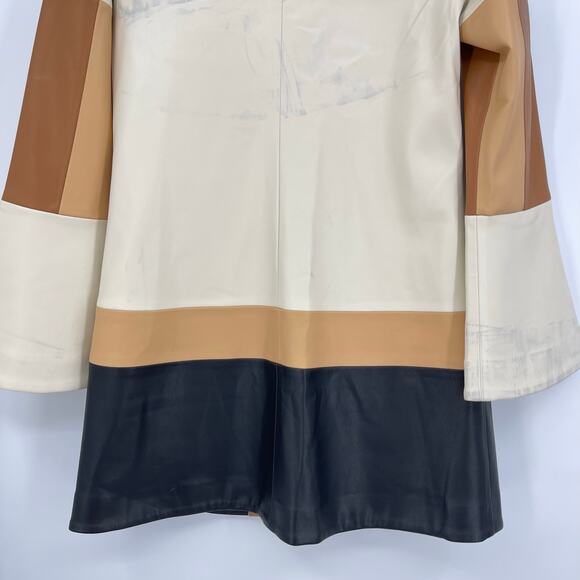 Alexis | NWT Cameron Dress in Multi Patchwork Faux Leather Shift AS IS M - Picture 11 of 16